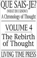 "Que Sais-je?" ['What Do I Know?'] - Living Time Thought No. 14 (Paperback)