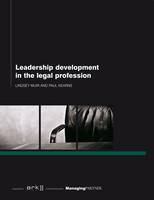 Leadership Development in the Legal Profession (Paperback)