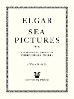Sea Pictures: Arranged for chorus (vocal score: 4. Where Corals Lie)