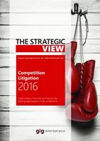 The Strategic View - Competition Litigation 2016 - The Strategic View 1 (Paperback)
