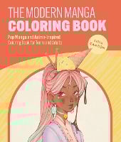 The Modern Manga Coloring Book: Pop Manga and Anime-Inspired Coloring Book for Teens and Adults (Paperback)