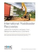 International Postdisaster Recoveries: Lessons for Puerto Rico on Supply-Chain Management and Recovery Governance (Paperback)