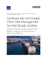 Cybersecurity and Supply Chain Risk Management Are Not Simply Additive: Implications for Directions in Risk Assessment, Risk Mitigation, and Research to Secure the Supply of Defense Industrial Products (Paperback)