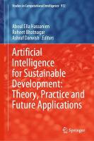 Artificial Intelligence for Sustainable Development: Theory, Practice and Future Applications - Studies in Computational Intelligence 912 (Hardback)