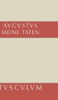 Meine Taten - Res gestae divi Augusti - Sammlung Tusculum (Hardback)
