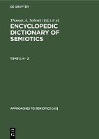 N - Z - Approaches to Semiotics [AS] (Hardback)