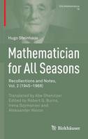 Mathematician for All Seasons: Recollections and Notes, Vol. 2 (1945-1968) - Vita Mathematica 19 (Hardback)