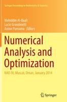 Numerical Analysis and Optimization: NAO-III, Muscat, Oman, January 2014 - Springer Proceedings in Mathematics & Statistics 134 (Paperback)