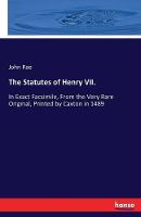 The Statutes of Henry VII. (Paperback)