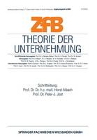 Theorie Der Unternehmung - Zfb Special Issue 4 (Paperback)