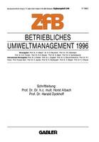 Betriebliches Umweltmanagement 1996 - Zeitschrift Fur Betriebswirtschaft 2 (Paperback)