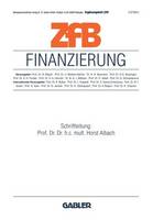 Finanzierung - Zfb Special Issue (Paperback)