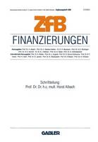 Finanzierungen - ZFB Special Issue 2 (Paperback)