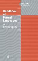 Handbook of Formal Languages: Beyond Words v. 3 (Hardback)