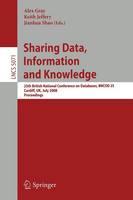 Sharing Data, Information and Knowledge