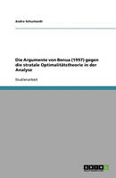 Die Argumente Von Benua (1997) Gegen Die Stratale Optimalit tstheorie in Der Analyse (Paperback)