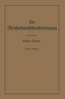 Die Reichsdienststrafordnung (RDStO) (Paperback)