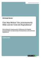 ber Max Webers Die Protestantische Ethik Und Der Geist Des Kapitalismus (Paperback)