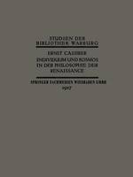 Individuum und Kosmos in der Philosophie der Renaissance - Studien der Bibliothek Warburg 10 (Paperback)
