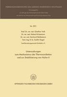 Untersuchungen zum Mechanismus der Thermooxidation und zur Stabilisierung von Nylon 6 - Forschungsberichte des Landes Nordrhein-Westfalen (Paperback)