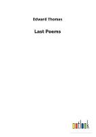 Last Poems (Paperback)