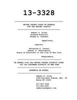 Appendix on Appeal in Sloan vs. Caruso to Us Court of Appeals (Paperback)