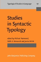 Studies in Syntactic Typology - Typological Studies in Language 17 (Paperback)