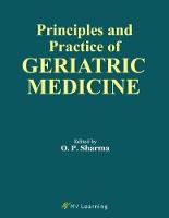 Principles & Practice of Geriatric Medicine