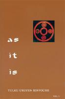 As It Is, Volume II: Essential Teachings from the Dzogchen Perspective (Paperback)