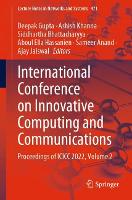 International Conference on Innovative Computing and Communications: Proceedings of ICICC 2022, Volume 2 - Lecture Notes in Networks and Systems 471 (Paperback)