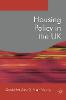 Housing Policy in the UK - Public Policy and Politics (Paperback)