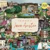 The World of Jane Austen: A Jigsaw Puzzle with 60 Characters and Great Houses to Find