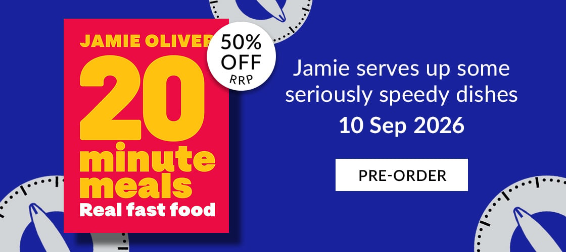 20 Minute Meals by Jamie Oliver | 50% OFF RRP | Jamie serves up some seriously speedy dishes | 10 Sep 2026 | PRE-ORDER