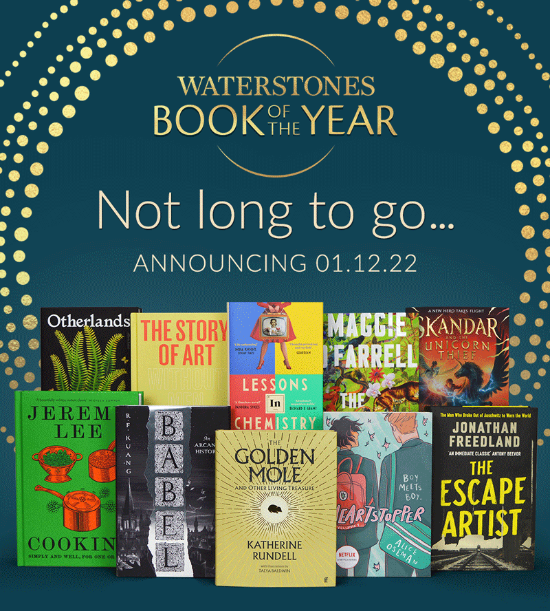 2 DAYS TO GO Waterstones Book Of The Year 2022 Waterstones