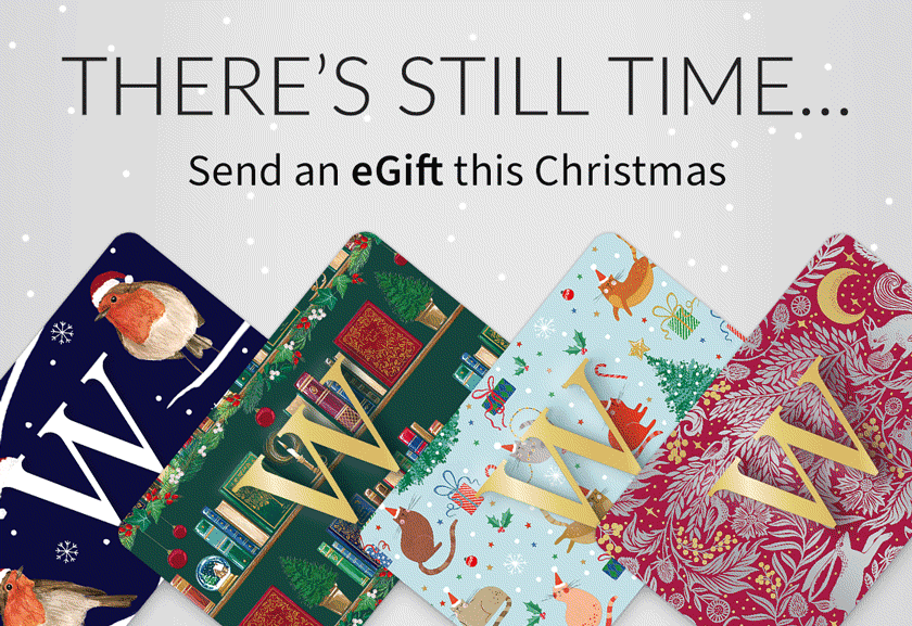 It's Not Too Late To Send An eGift Waterstones