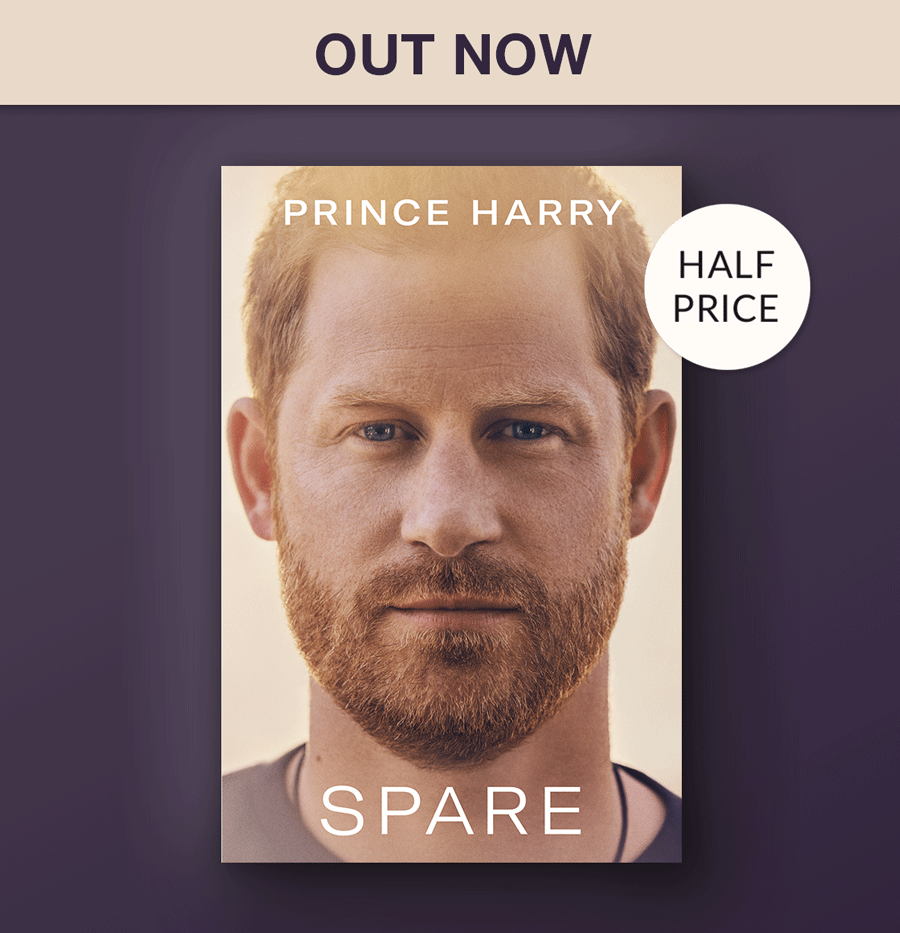 OUT NOW | Spare by Prince Harry | HALF PRICE