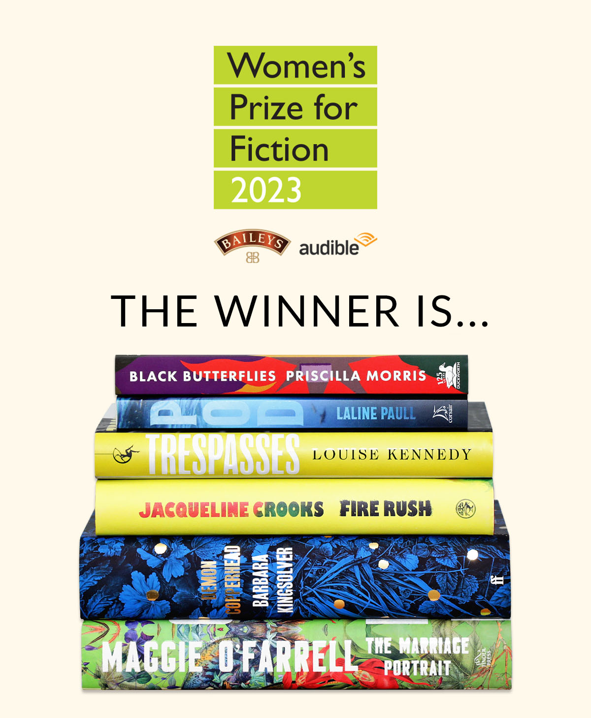 The Winner Of The Women's Prize For Fiction 2023 Waterstones