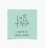 Non-fiction Book of the Month: Lists of Note