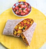 Recipe: Plantain Breakfast Burrito with Pico de Gallo