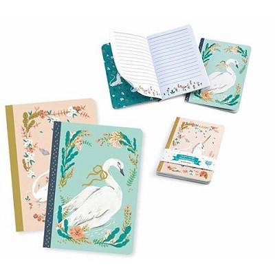 Unicorn And Swan Notebooks