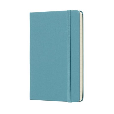 Reef Blue Ruled Hard Notebook Pocket