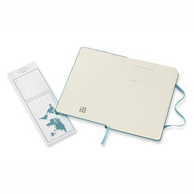 Reef Blue Ruled Hard Notebook Pocket