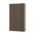 Earth Brown Ruled Hard Notebook Pocket