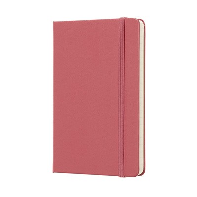 Daisy Pink Ruled Hard Notebook Pocket