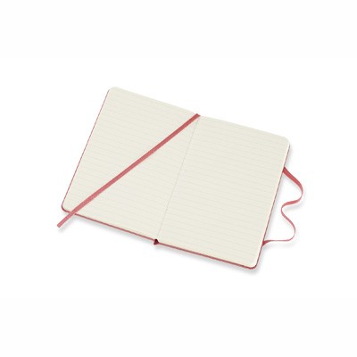 Daisy Pink Ruled Hard Notebook Pocket