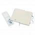 Reef Blue Plain Hard Notebook Pocket