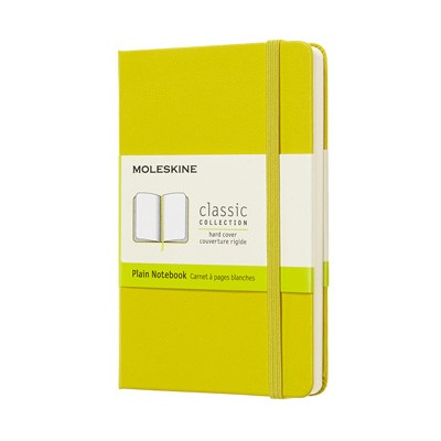 Dandelion Yellow Plain Hard Notebook Pocket