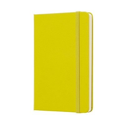 Dandelion Yellow Plain Hard Notebook Pocket