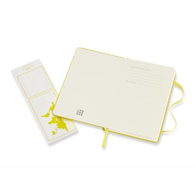 Dandelion Yellow Plain Hard Notebook Pocket