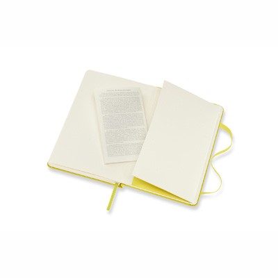 Dandelion Yellow Plain Hard Notebook Pocket